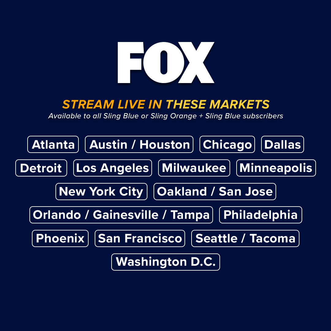 Sling have best sale fox sports